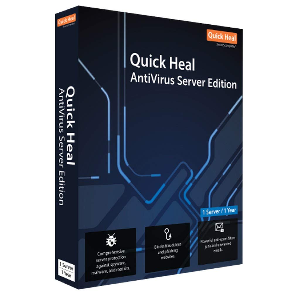 Quick Heal Antivirus Server Edition 1 Server 1 Year Instant Email