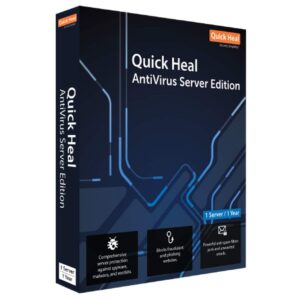 Quick Heal Antivirus for Server Edition 1 Server 1 year ( CD/DVD )