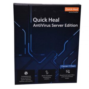 Quick Heal Antivirus for Server Edition 1 Server 3 year ( CD/DVD )