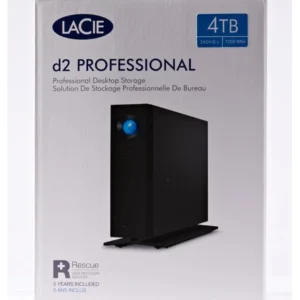 4TB LaCie d2 Professional USB-C and USB 3.2, Gen 2 External Hard Drive