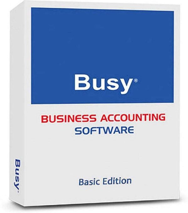 Busy 21 Basic Accounting Software (Soft Key) Single User