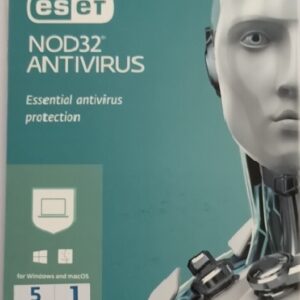 Eset Nod32 Antivirus 5 User 1 Year Single Key Instant Email Delivery of Key No CD