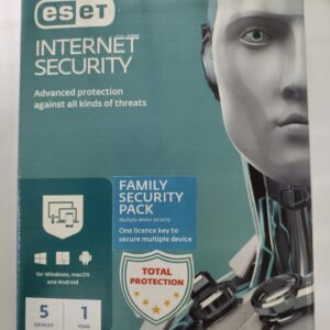 ESet Internet Security 5 User 1 Year Single Key Instant Email Delivery of Key No CD