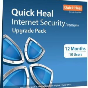 Renew Quick Heal Internet Security Premium 10 PC 1 Year Instant Email Delivery of Key No CD