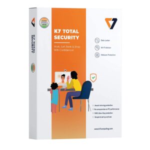 K7 Total Security 1 User 1 Year – Email Delivery of Key – No CD