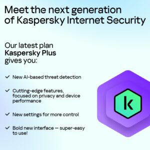 Kaspersky Plus ( Previously Internet Security ) 1 User 3 Year