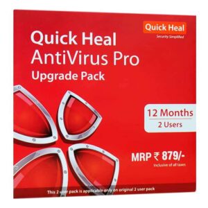 Renew Quick Heal Antivirus Pro – 2 User 1 Year