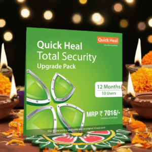 Renewal Key of Quick Heal Total Security 10 PC 1 Year (Instant Email Delivery of Key) No CD