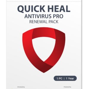 Renew Quick Heal Antivirus Pro 1 User 1 Year